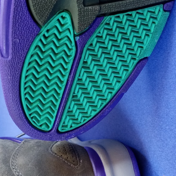 RARE REEBOK Omni Pump Gray Purple Teal Suede Japan Limited Edition - Picture 10 of 11